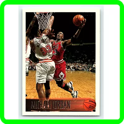 Michael Jordan VINTAGE 1996-97 TOPPS Investment NBA Card Chicago Bulls Jersey 23 • $9.99