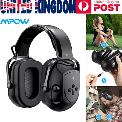 £30.99 • Buy MPOW Electronic Ear Defenders Bluetooth Noise Proof Safety Hunting Earmuffs