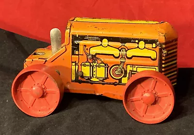 Vintage 1950’s Mar Toys Wind Up Metal Tractor Truck For Repair Or Parts • $25