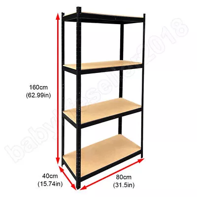 Adjustable Storage Garage Shelves Rack 5 Level Heavy Duty Steel Metal Shelf Unit • $57.31