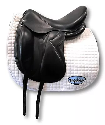 Used Devoucoux Makila - Size 18  Monoflap Dressage Saddle Black • $1895