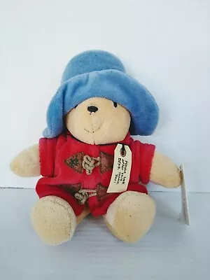 Eden Toys My First Paddington Plush Teddy Bear Red/ Brown Jacket Blue Hat Lovey • $7.97