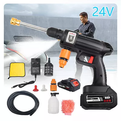 £38.99 • Buy Car High Pressure Washer Jet Water Wash Gun Spray Portable Electric Cordless UK