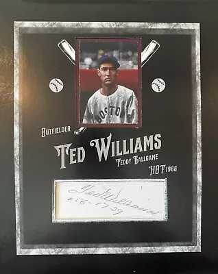 Ted Williams Autograph.  HOF. PSA. Custom. • $299.99