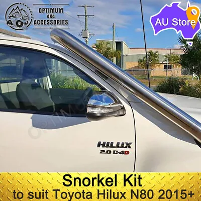 Snorkel Kit With High Grade Stainless Steel To Suit Toyota Hilux N80 2015+ • $584.10