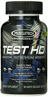 MuscleTech TEST HD Hardcore Testosterone Booster Tribulus - 90 Caplets • $44.99