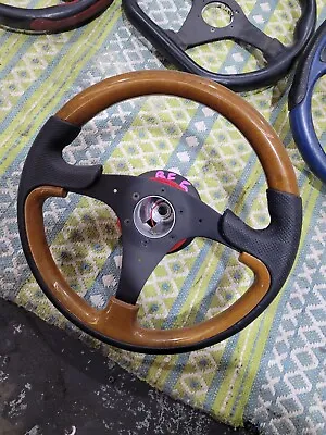 After Market Steering Wheel With Subaru Liberty Be5 Boss Kit • $150