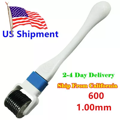 EZGO 600 1.0mm Derma Roller Dermaroller Beauty Micro Needle Skin Care 360° • $5.99