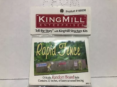 O Scale King Mill Ent. #66006 Rapid Fence • $13