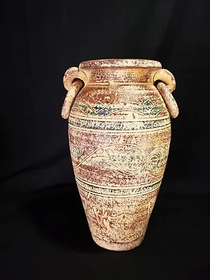£64.35 • Buy Pottery Earthenware Moroccan Vase Vintage