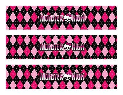 Monster High Edible Cake Strips Cake Wraps Topper Decorations • $9.95