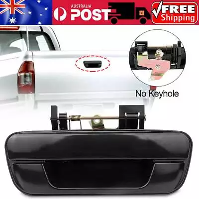 Tailgate Handle NO Keyhole For Holden Colorado RC Rodeo RA DMAX 2003-2012 Black • $24.58