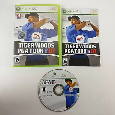 Tiger Woods PGA Tour 07 (Microsoft Xbox 360) COMPLETE- TESTED • $5.99