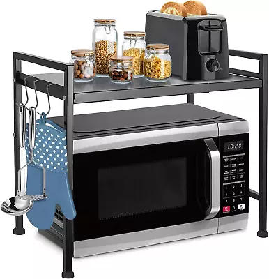 Xcellent Global Microwave ShelfStainless Steel 2-Tier Corner Kitchen Storage Un • $56.26