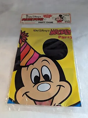 Vintage Stick The Nose On Mickey Mouse Game - New - Sealed In Package • $9.99