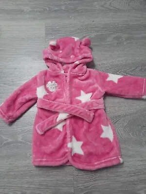 Girls 0-3 Month Minnie Mouse Dressing Gown • £5