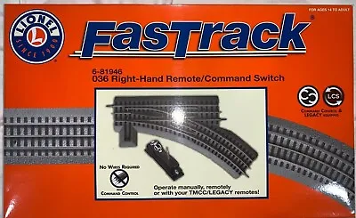 Lionel FasTrack O-36 Right Hand Remote/Command Switch - (6-81946) NEW • $104.99