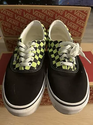 Vans ERA BMX  MEN'S SIZE 10 BLACK SHARP NEON GREEN SKATE SHOES • $45