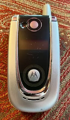 Motorola V600 Silver & Black • $18.21