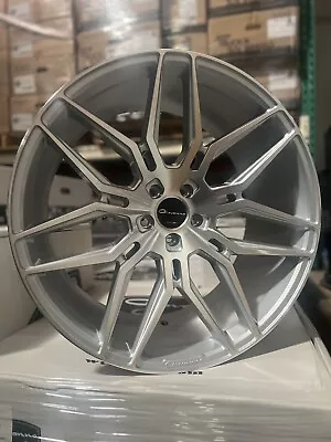 22  Staggered Giovanna Bogota Machined Silver Rims (5x114.3) Mustang Gt Q50 350z • $1999