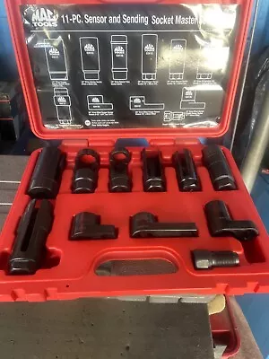 NEW IN CASE !!!! Mac Tools 11 Piece Sensor And Sending Unit Socket Master Set • $115