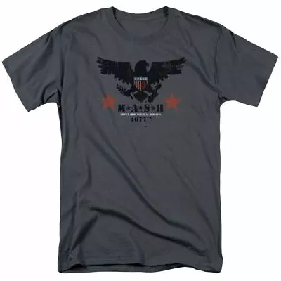 Mash Eagle T Shirt Mens 4077 Military Licensed Classic TV Show Charcoal • $16.79