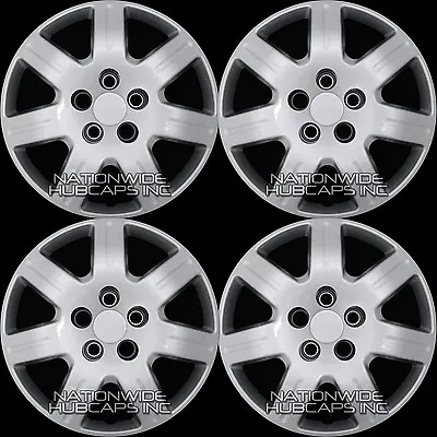 4 Fit Honda Civic 2006-2015 Bolt On 16  Hub Caps Full Wheel Covers Steel Wheels • $57.99