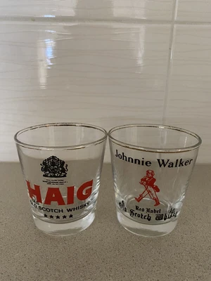 $12 • Buy Johnnie Walker Whiskey Glass  And Haig Whiskey Glass