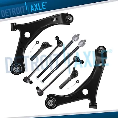 $129.94 • Buy 8pc Front Lower Control Arms Tie Rods Suspension Kit For Dodge Grand Caravan