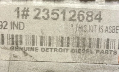 $250 • Buy Diesel Detroit Diesel 6V92 Overhaul Gasket Set #23512684