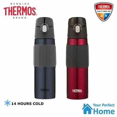 $21.61 • Buy THERMOS 530ml S/Steel Vacuum Insulated Travel Hydration Bottle W/ Flip Spout