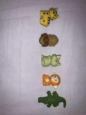 £6 • Buy Set Of Five Iwako Wild Animal Erasers - BNIP
