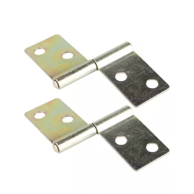 Weldable Lift Off Flag Shape Hinges Metal Detachable Door Drawer Hinge 57mm 2Pcs • £3.36