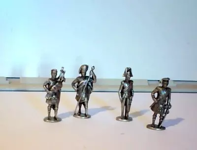 Miniature Die-Cast / Pewter Soldiers From  Roman To Modern X 4 Lot 3 Napoleon .. • $9.79