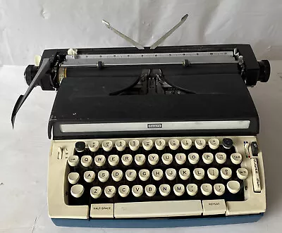 Sears Forecast 12 Typewriter Model 871.4000 Series S6FV Type PICA Vintage Blue  • $92