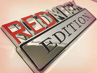 REDNECK EDITION HIGH QUALITY Emblem CAR TRUCK Logo DECAL RED NECK Sign Letters • $19.91