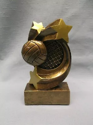 Gold Star Swirl Volleyball Trophy Resin 55818GS • $3.99