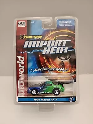 Auto World Xtraction Import Heat 1995 Mazda Rx-7 (blue/green) Ho Sc378-2g • $23.99