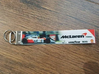 MCLAREN F1 BRITISH FORMULA 1 RACING MOTOR OIL ADVERT SHELL CAR Keyring Key Fob • £3.99