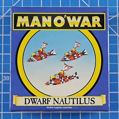 Man O War Dwarf Nautilus (Metal) - OOP - Games Workshop Manowar Submarines Ships • $38.95