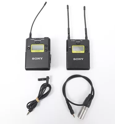 £299.99 • Buy Sony UTX-B03 Transmitter & Sony URX-P03 Receiver + Mic. Freq Range 566 To 630MHz