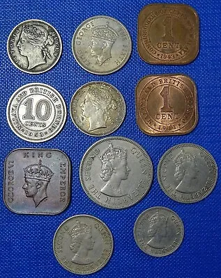 £0.99 • Buy Straits Settlements (Singapore) Silver 10C 1887 (Good) + 10 Inc. Malaya & Borneo