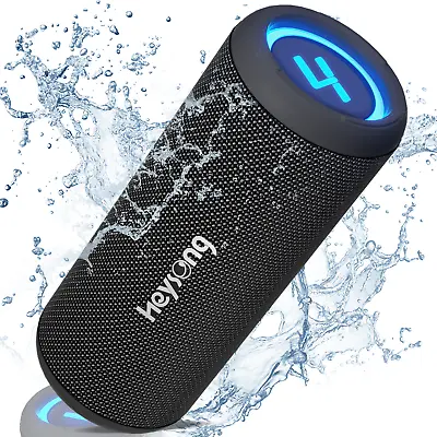 Heysong Bluetooth Wireless Portable Speaker Waterproof Stereo Bass USB TF LOUD • $34.99