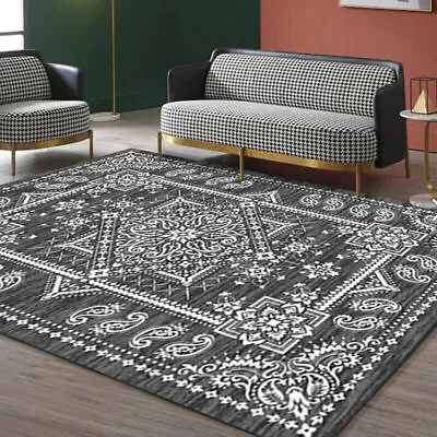 Extra Large Traditional Rugs Non Slip Hallway Runner Bedroom Living Room Carpet • £79.99