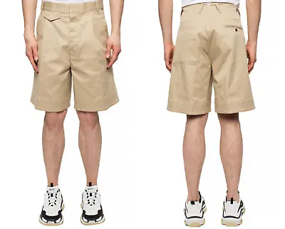 DSQUARED2 Loose Safari Bermuda Shorts Cargo Chino Gabardine Shorts Fit Pants • £216.70