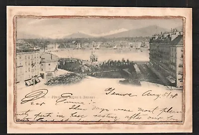 Antique Old Postcard 1898 Genève NY & Memphis TN Cancel New York Great Old • $23.66