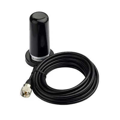 Dual-Band Antenna + Magnetic Mount NMO UHF Set For Car Mobile Radio BJ-218 TOS • $24.95