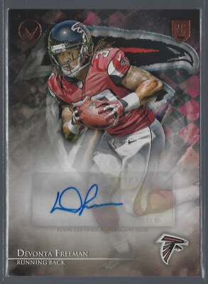 $3 • Buy 2014 Topps Valor Auto Devonta Freeman #VA-DFR Rookie Auto RC