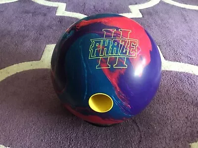Used Storm Phaze 2 Bowling Ball Drilled Weight 14lb 6oz • $100