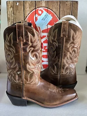 Laredo Mens Breakout Rust Square Toe Western Boots 68354 M 9.5d New  Nib • $139.95